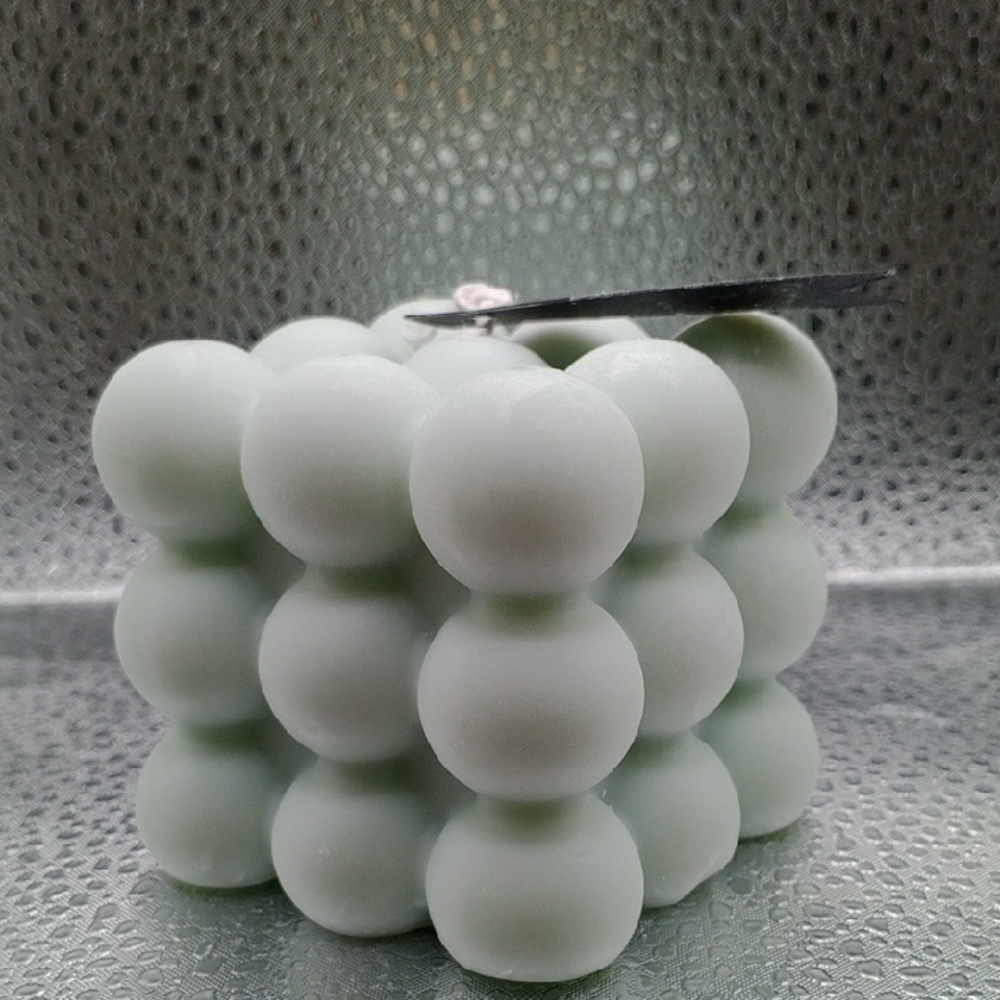 BaRich Candle For Life 💕 Pastel Green Spherical Candle